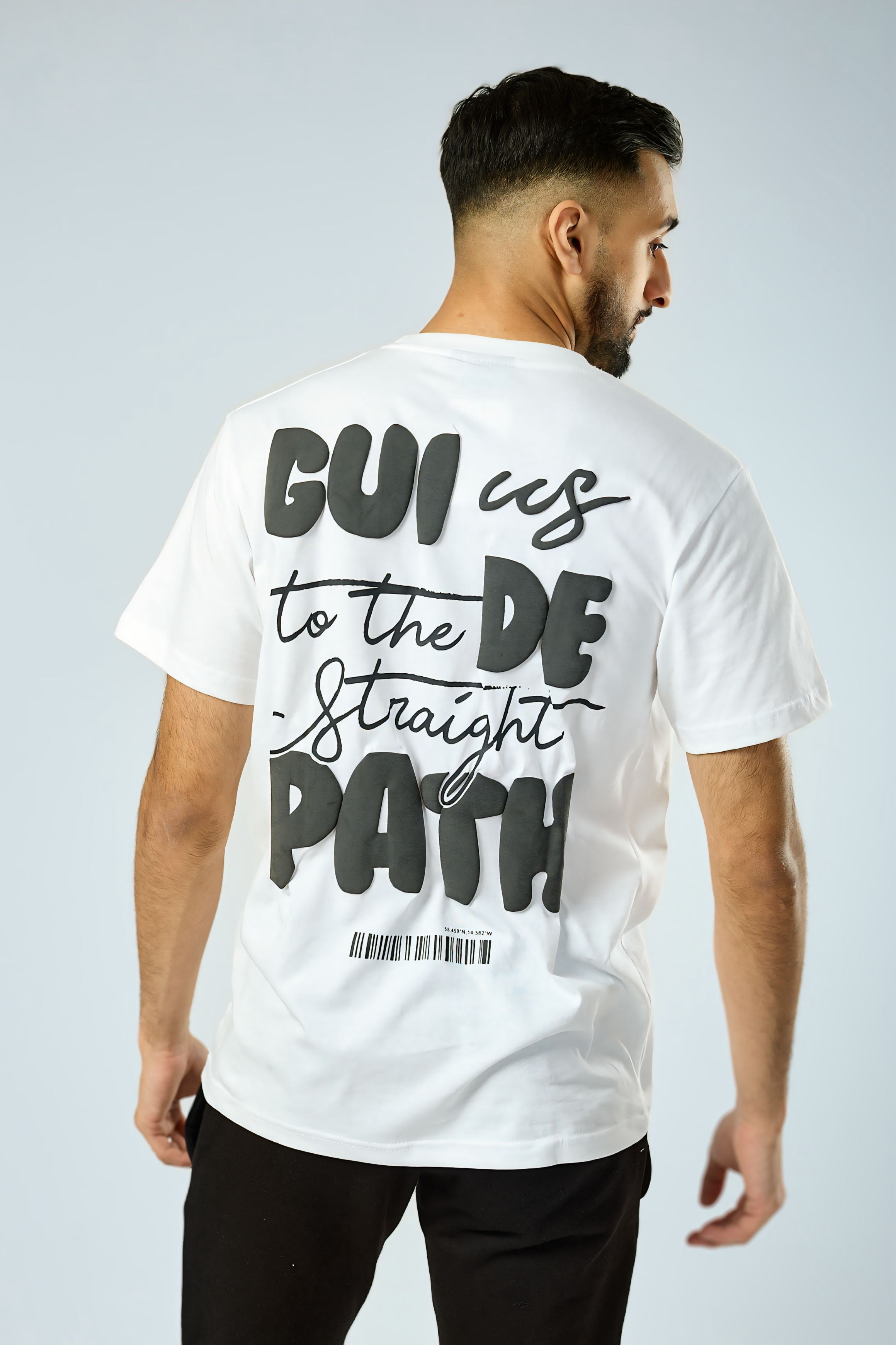 Mens - Straight Path Puff Print T-Shirt