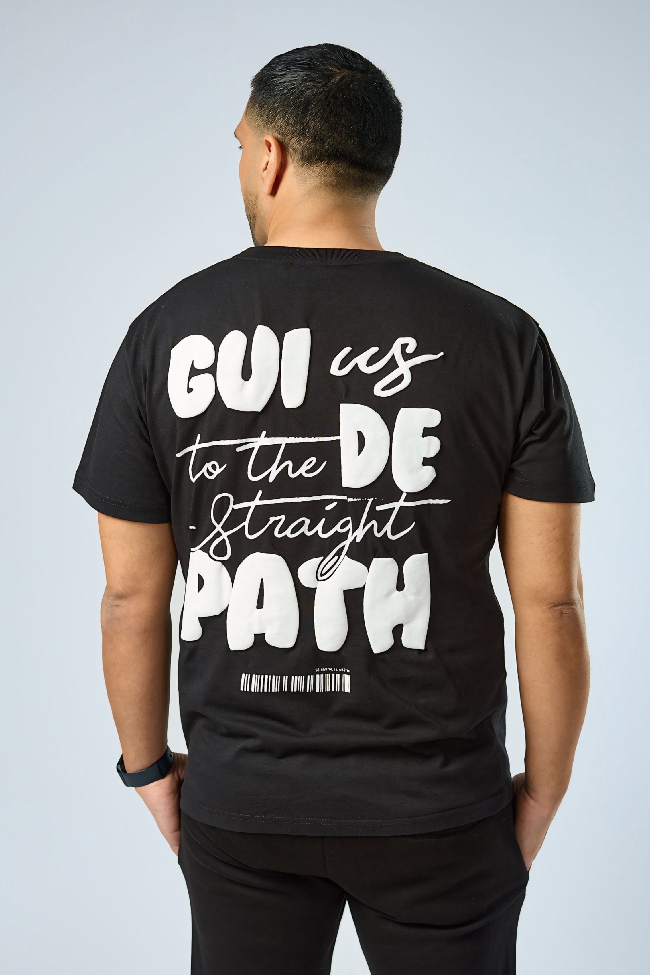 Mens - Straight Path Puff Print T-Shirt