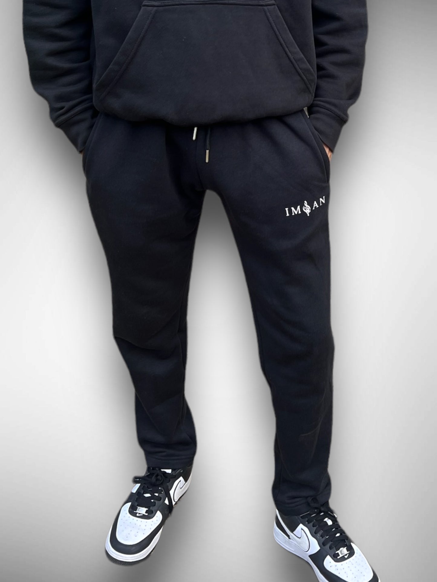 Black Straight Leg Joggers