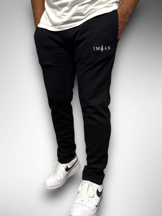 Black Straight Leg Joggers