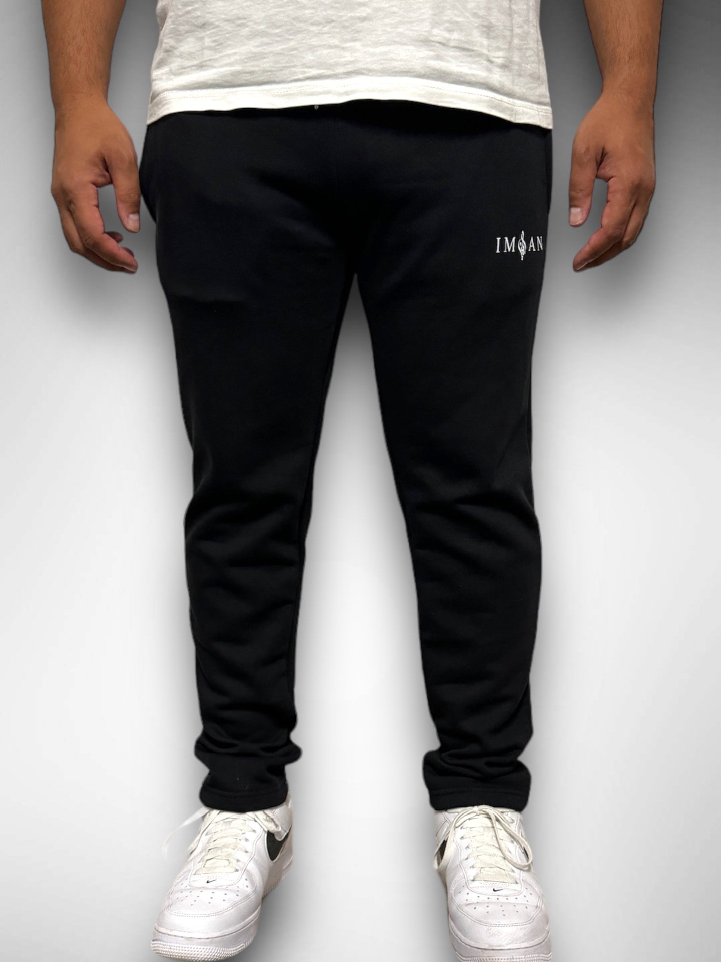 Black Straight Leg Joggers